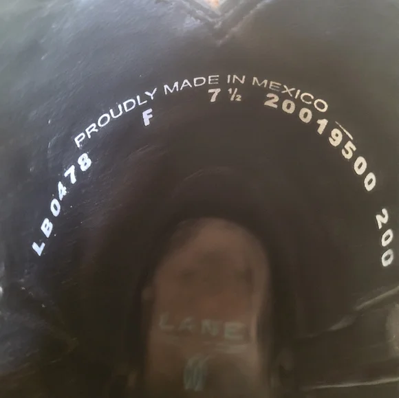 Lane Booties, Snip Toe, Jet Black/Carmel 7.5 - Picture 6 of 6